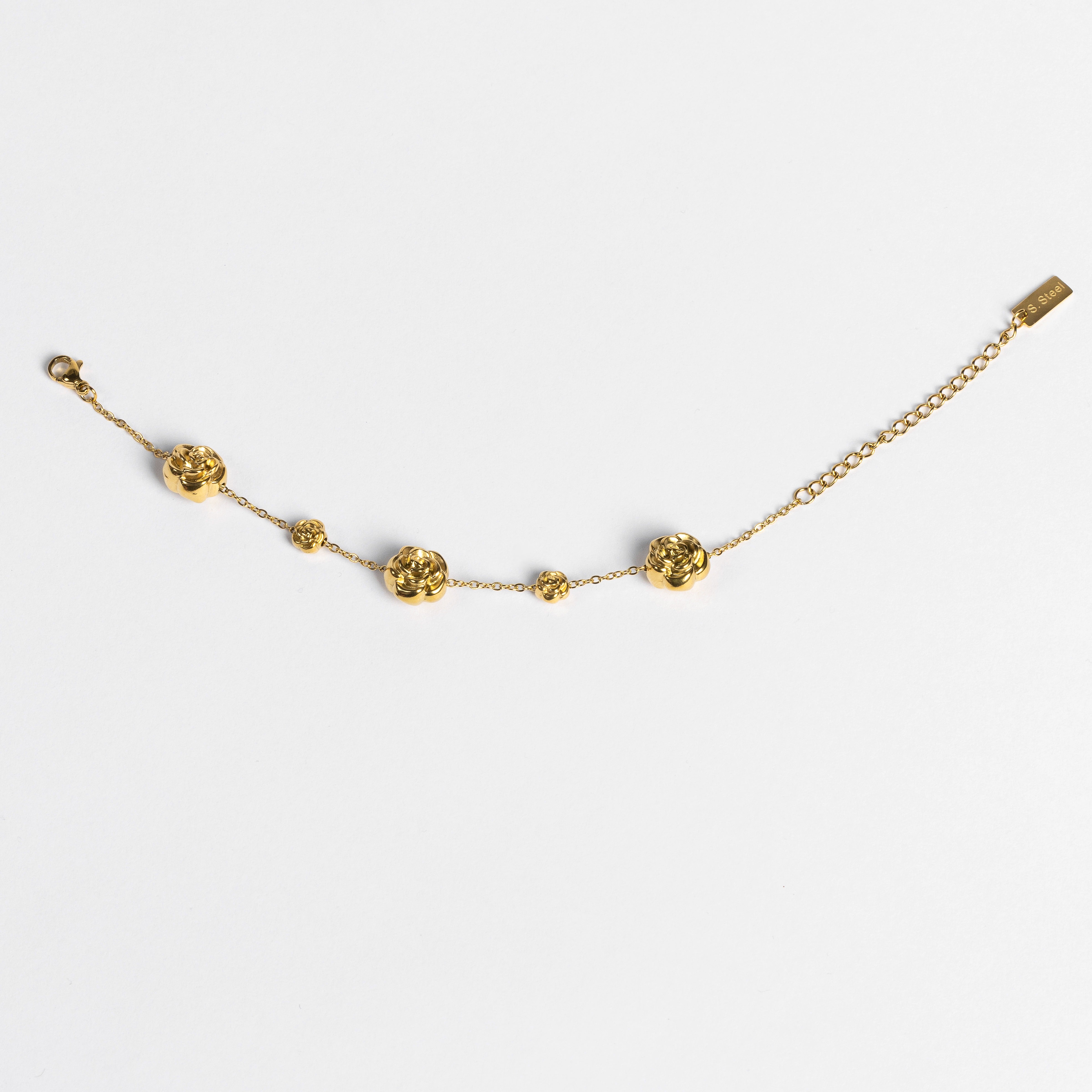 Braccialetto Filo d’Oro e Rose d’Amore