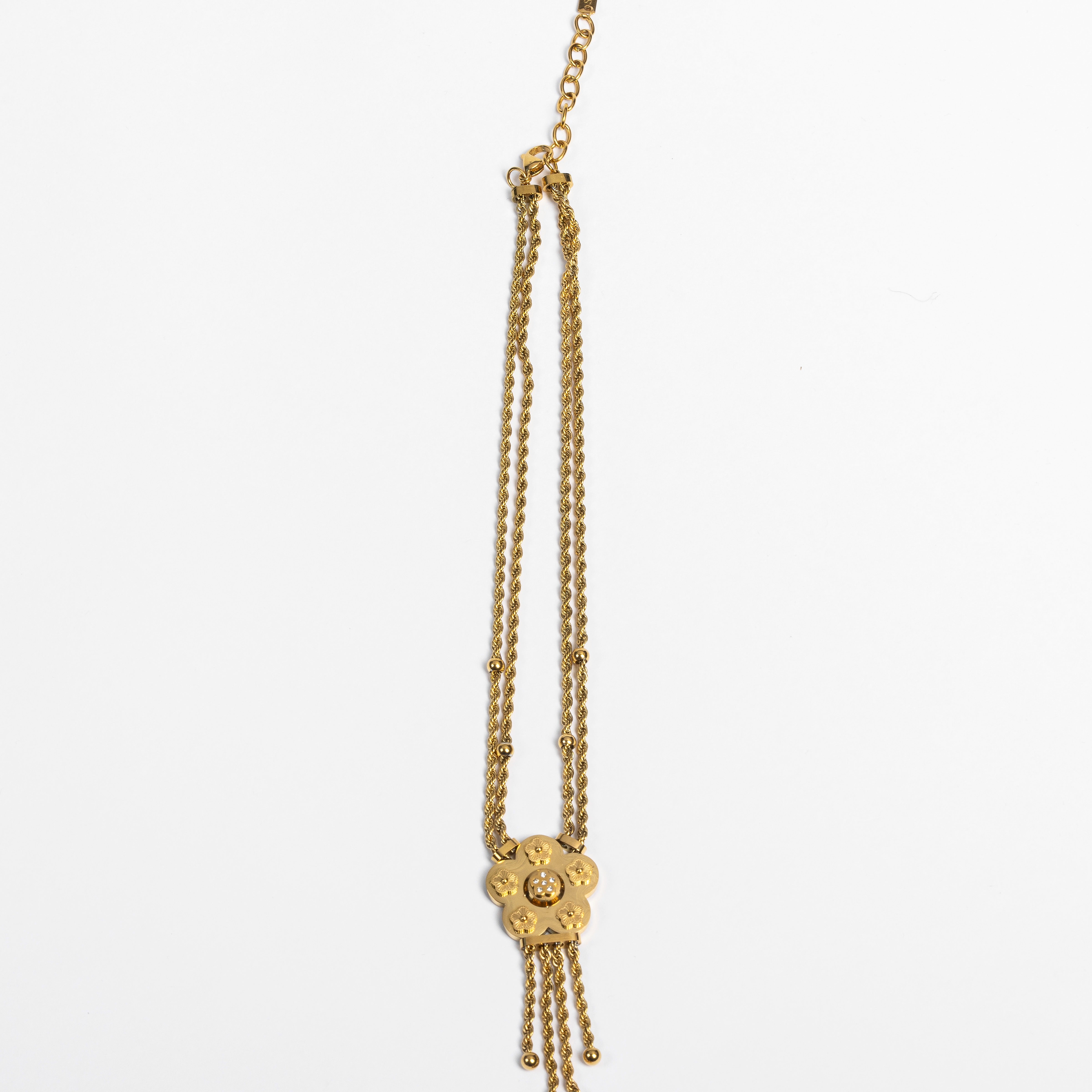 Collana Multistrato Fiore d’Oro