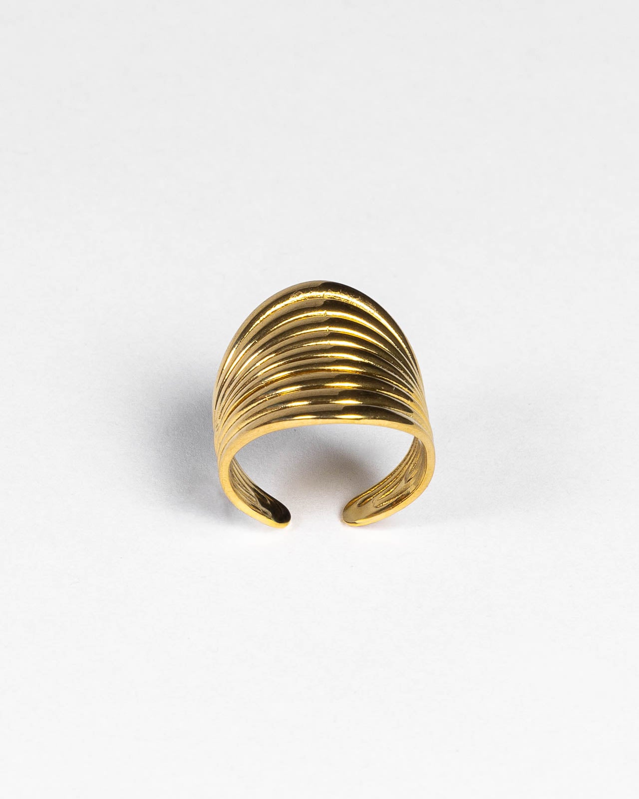 Anello Design Geometrico a Fasce