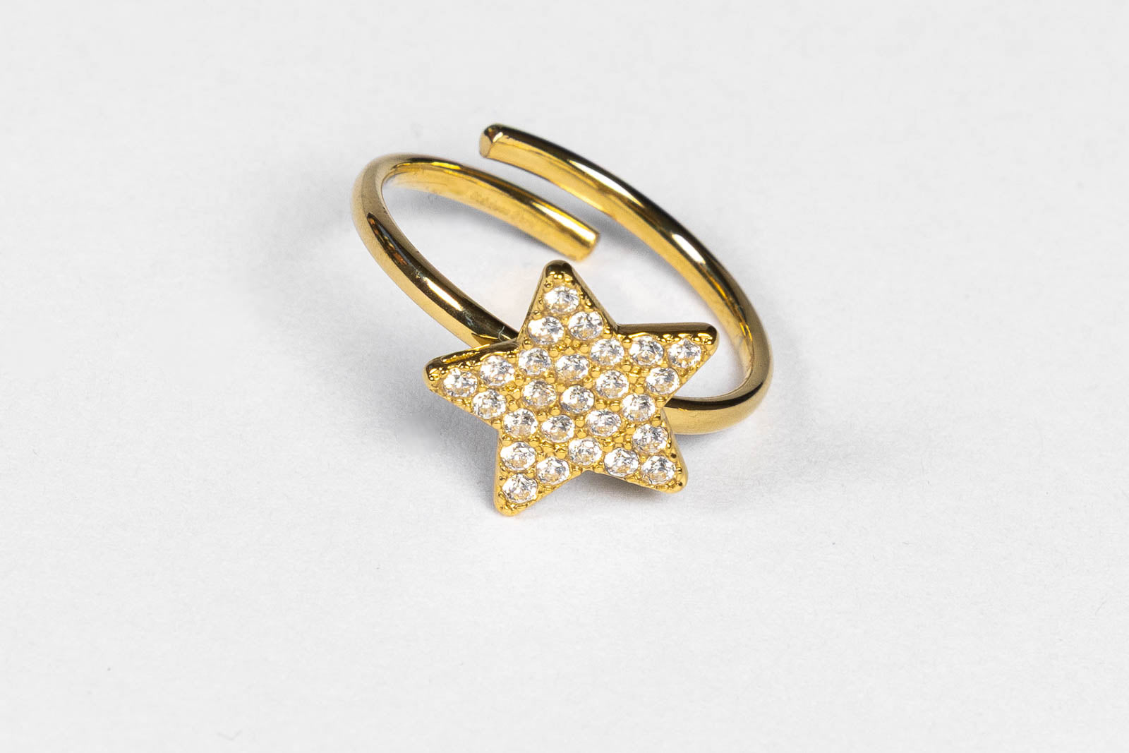 Anello Stella con Zirconi