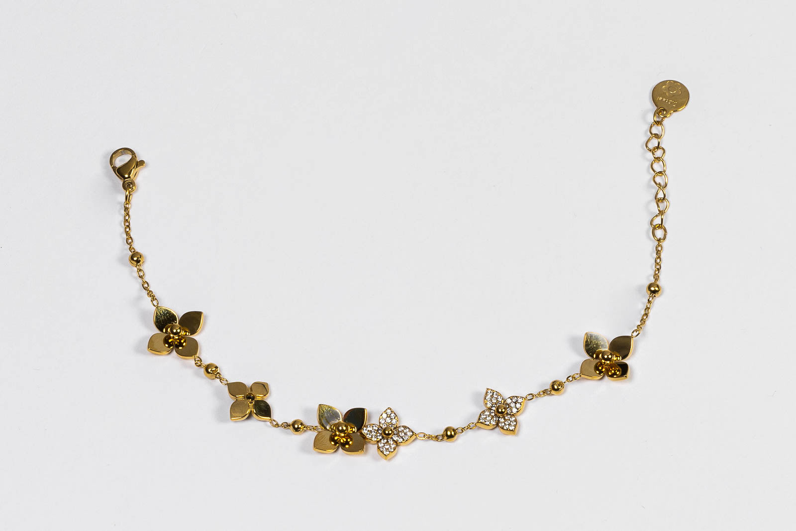 Fiori di Luce - Bracciale dorato