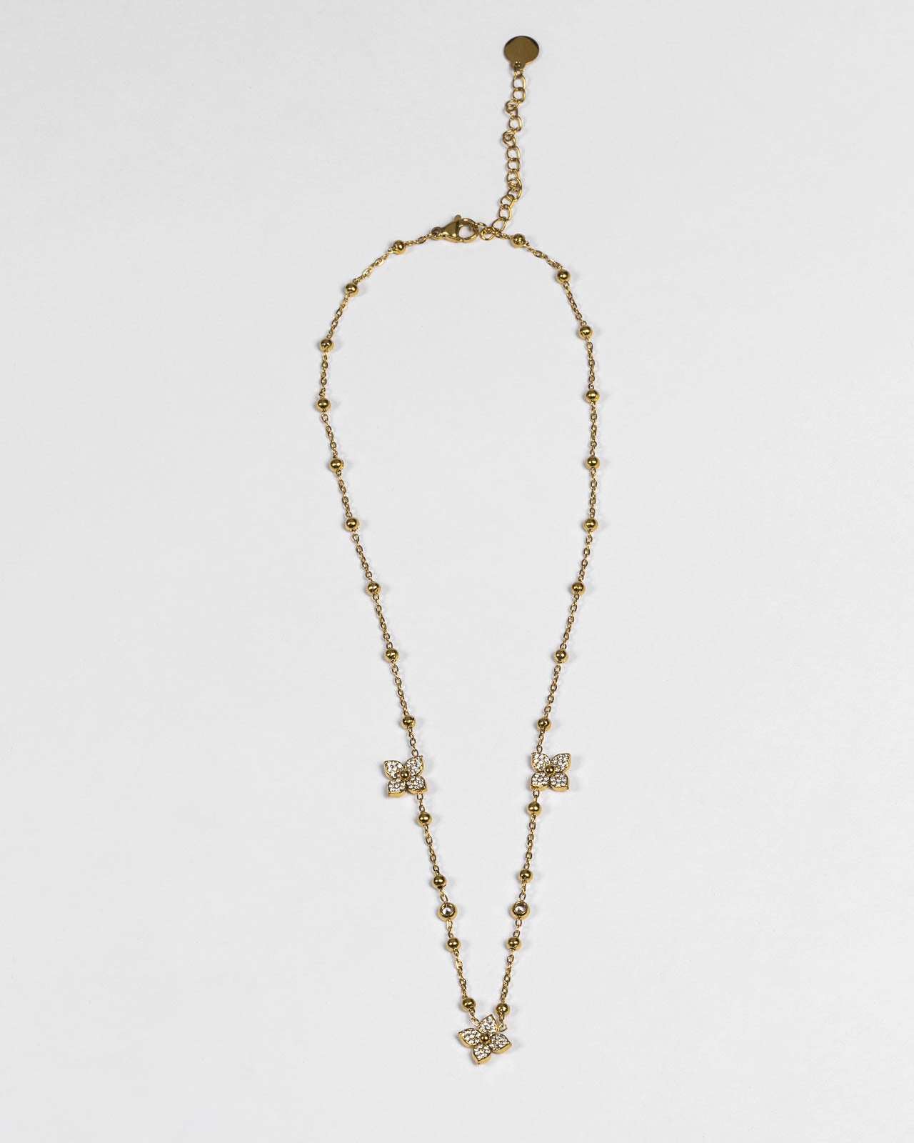 Fiori di Luce - Collana dorato
