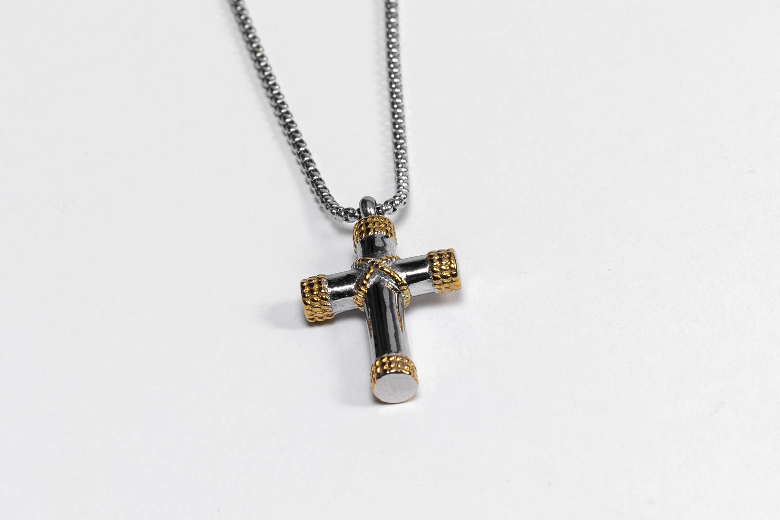 Collana Dual Sanctus con Croce