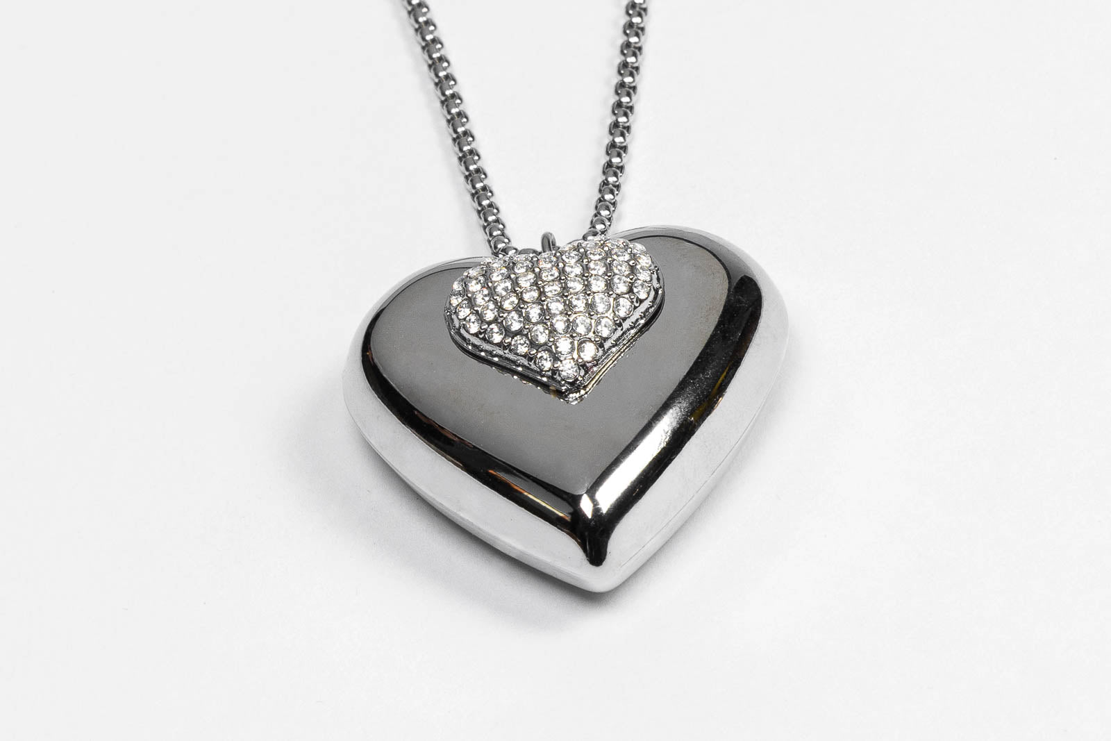 COLLANA ANIMA E CUORE SILVER