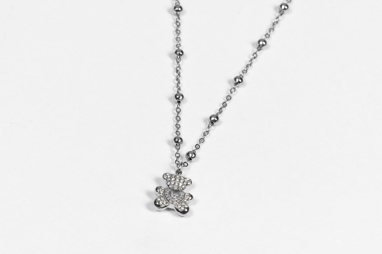 Collana Teddy Shine Silver