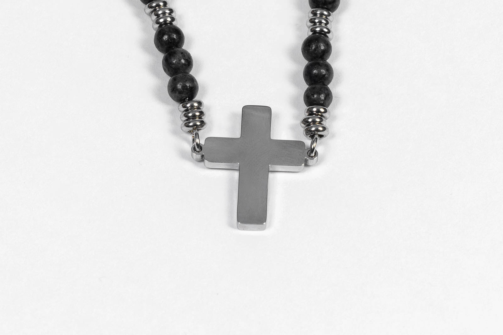 Collana Uomo Noir Cross