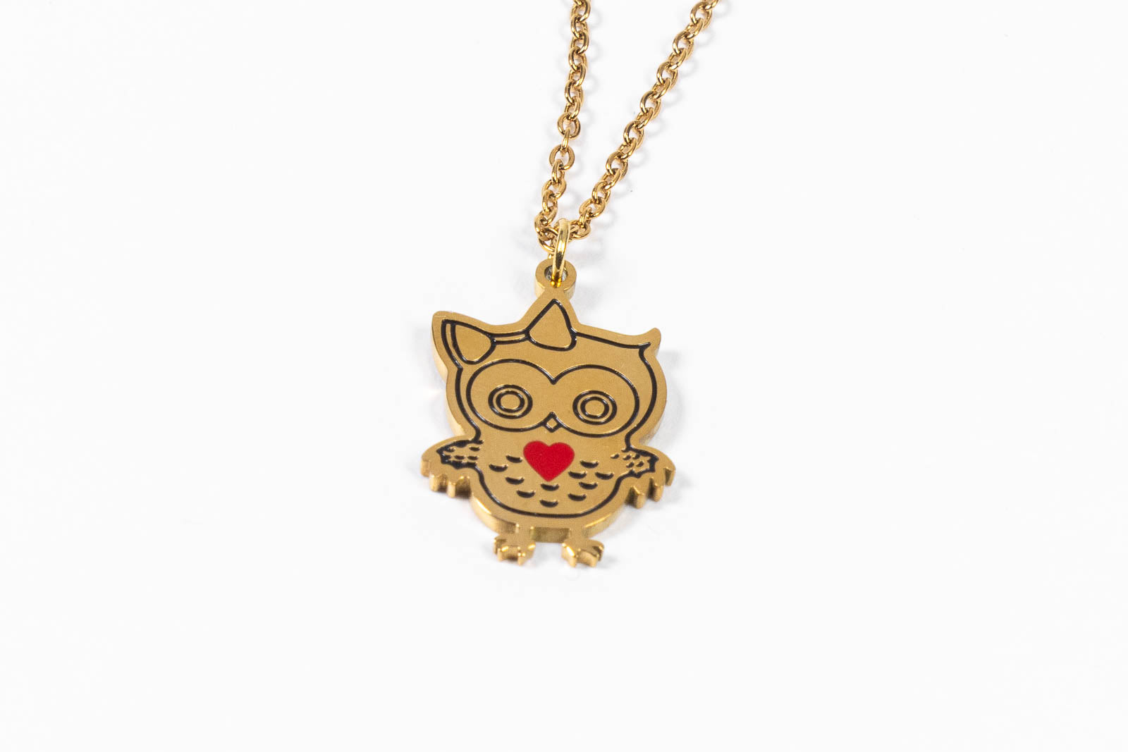 Collana Gufo del Cuore