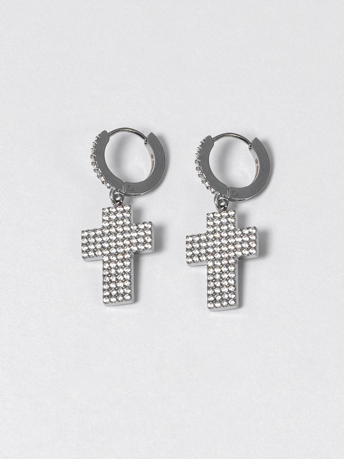 Orecchini Cross Shine Silver