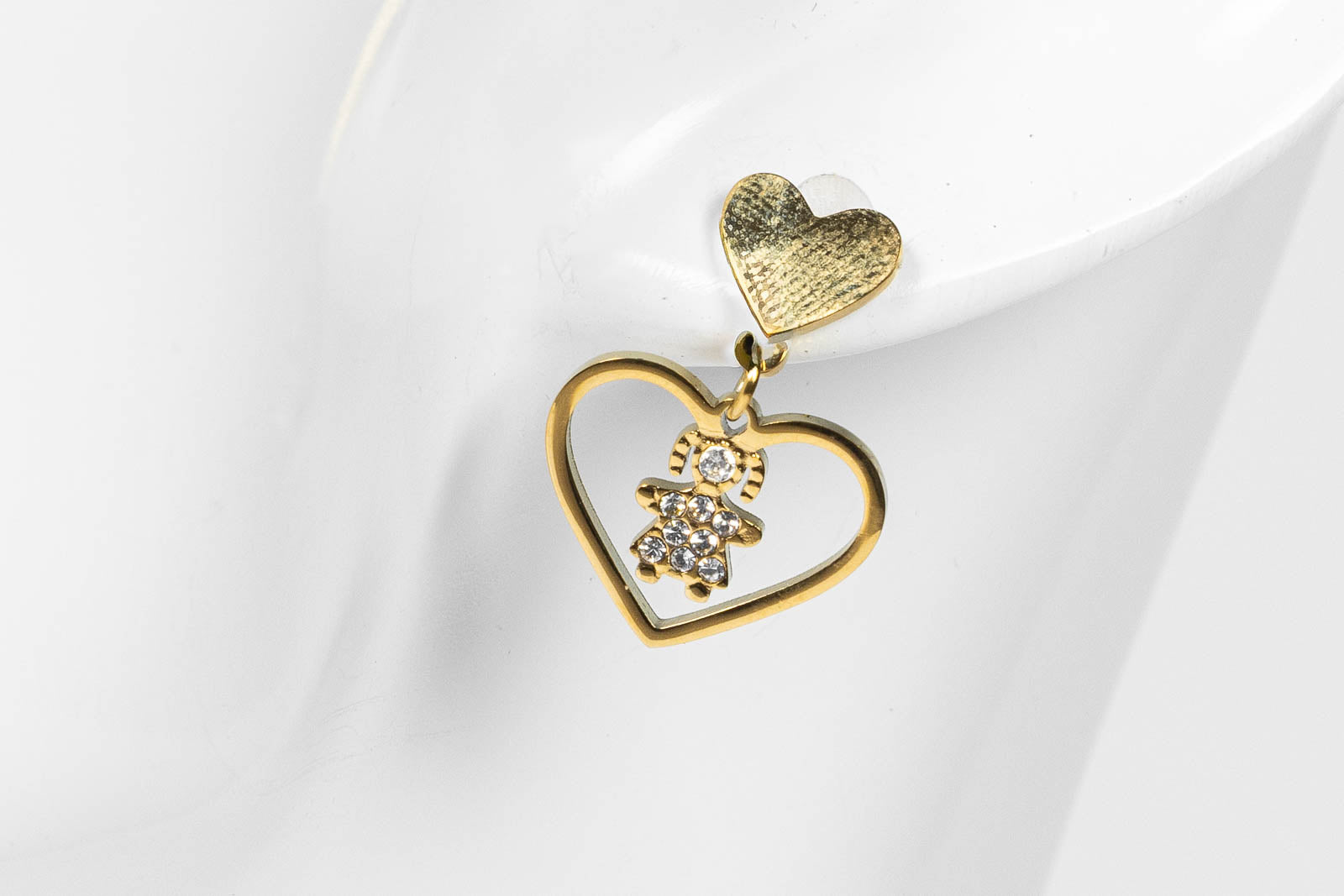 Orecchini Cuore di Bambina