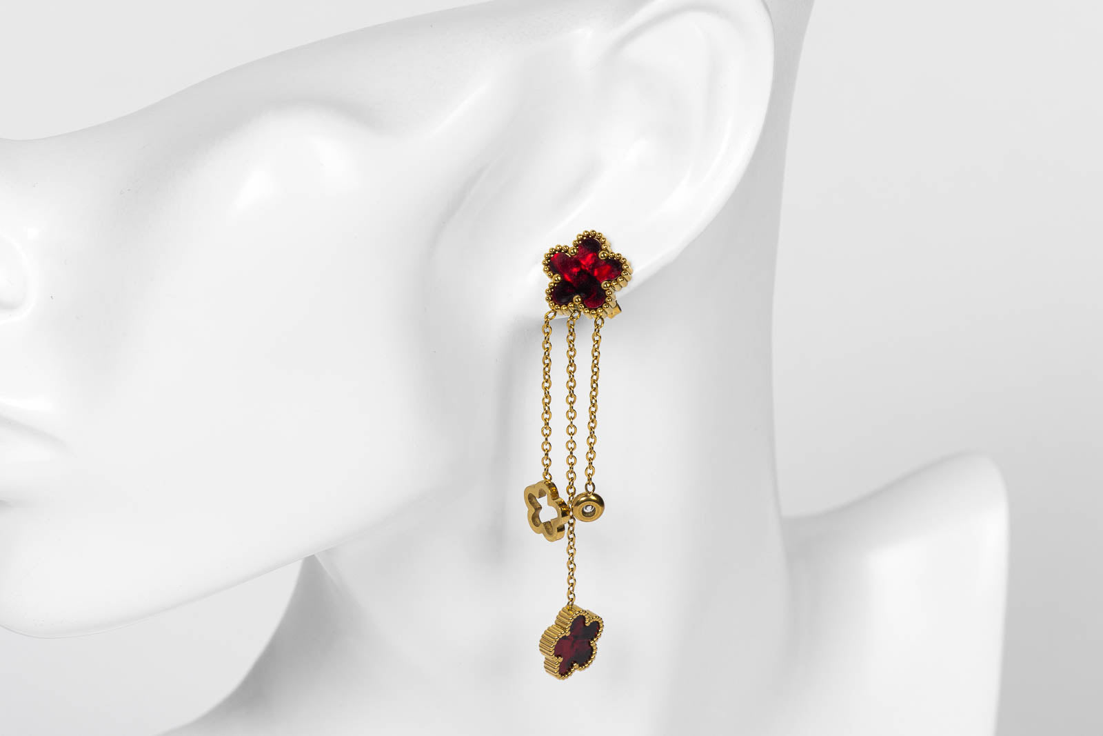 Orecchini Florénia Rosso Bordo